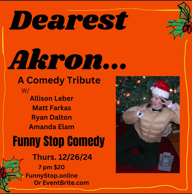 Get Information and buy tickets to "Dearest Akron" Featuring Allison Leber & Friends - Thur. 7:00 PM Show With Akron