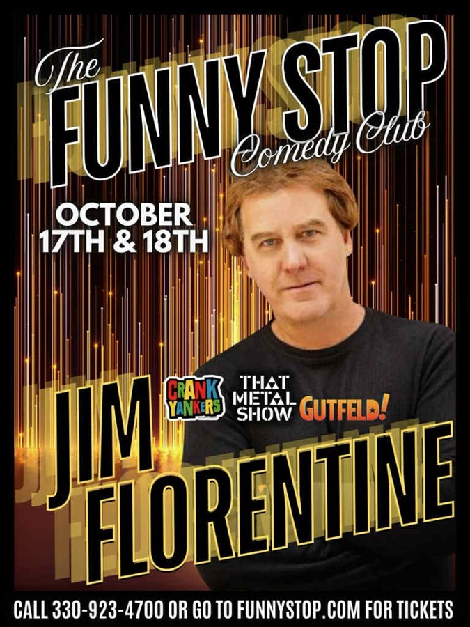 Get Information and buy tickets to Jim Florentine - Fri. Show Funny Stop Comedy Club on Funny Stop