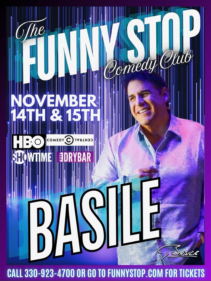 Get Information and buy tickets to Basile - Sat. Show Funny Stop Comedy Club on Funny Stop