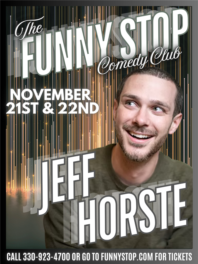 Get Information and buy tickets to Jeff Horste - Sat. Show Funny Stop Comedy Club on Funny Stop