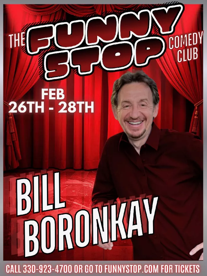 Get Information and buy tickets to Bill Boronkay - Thur. Show Funny Stop Comedy Club on Funny Stop