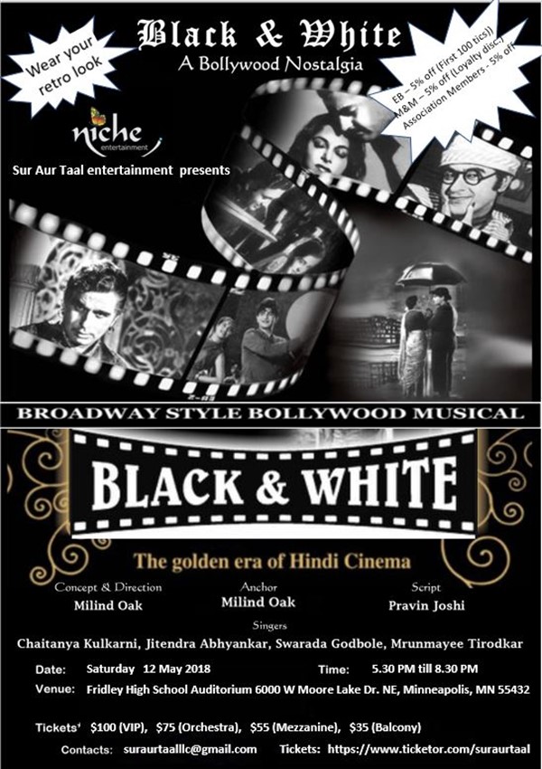 Black and White - A Bollywood Musical Broadway ! image