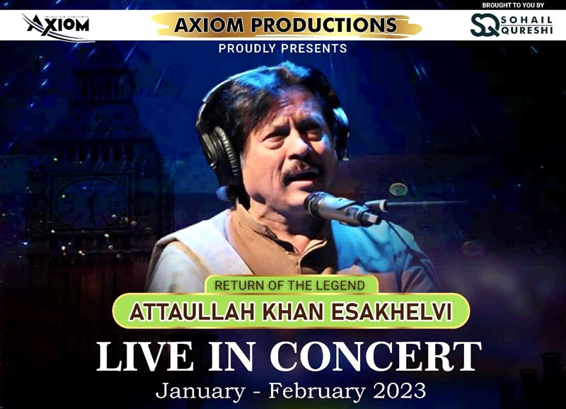 Get Information and buy tickets to Return of Legend Attaullah Khan Esakhelvi  on Roxsel Tickets