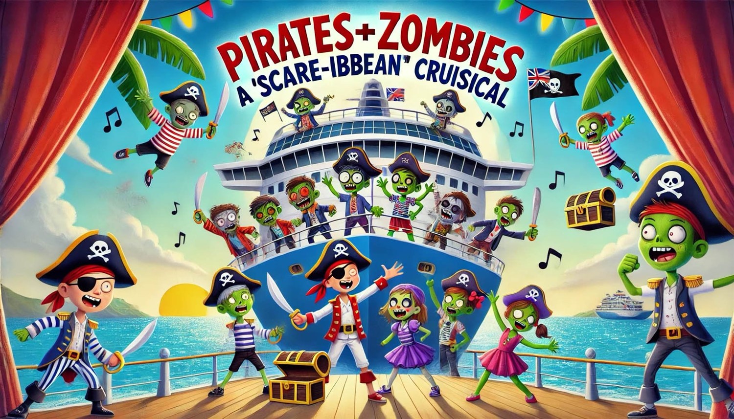 Get information & buy tickets to Pirates and Zombies Ross Summer Youth Theatre on Jun 27, 19:00 @Reinhart Auditorium | www m-mproductions com
